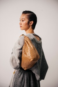 Backstage at Loewe Ready To Wear Spring 2024 held at Esplanade Saint Louis on September 29, 2023 in Paris, France.