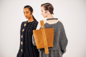 Backstage at Loewe Ready To Wear Spring 2024 held at Esplanade Saint Louis on September 29, 2023 in Paris, France.