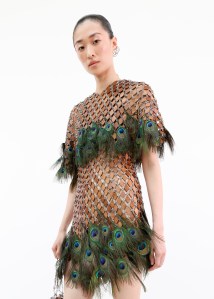 Backstage at Rabanne Ready To Wear Spring 2024 held at Palais de Tokyo on September 28, 2023 in Paris, France.