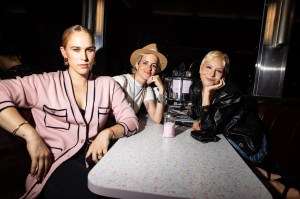 Tommy Dorfman, Samantha Ronson and Annabelle Dexter-Jones