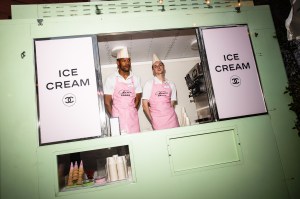 The scene at Chanel Lucky Chance Diner event.