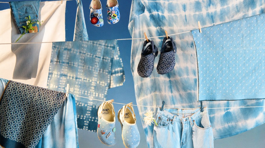 On Tuesday, Levi’s and Crocs will launch three clog styles that nod to denim’s storied past.