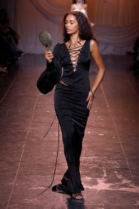 Model on the runway at  Di Petsa