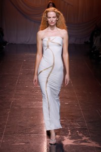 Model on the runway at  Di Petsa