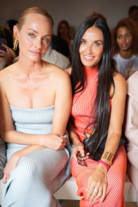 Amber Valletta and Demi Moore
