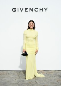 Lucy Hale at Givenchy Ready To Wear Spring 2024 held at Ecole Militaire on September 28, 2023 in Paris, France.