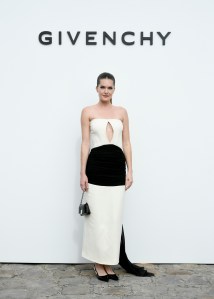 Meghann Fahy at Givenchy Ready To Wear Spring 2024 held at Ecole Militaire on September 28, 2023 in Paris, France.