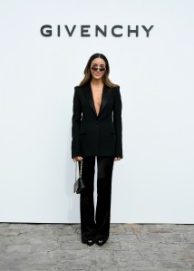 Tamara Kalinic at Givenchy Ready To Wear Spring 2024 held at Ecole Militaire on September 28, 2023 in Paris, France.