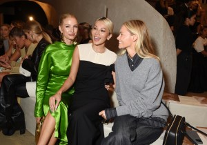 Leonie Hanne, Tina Leung and Claire Rose Cliteur