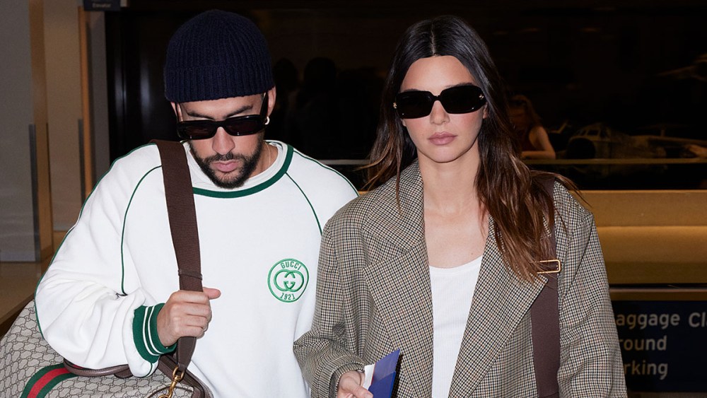 Kendall Jenner and Bad Bunny, Gucci Savoy luggage, Valigeria campaign