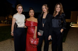 Julie Gayet, Salma Hayek Pinault, Mathilde Pinault, Carla Bruni
