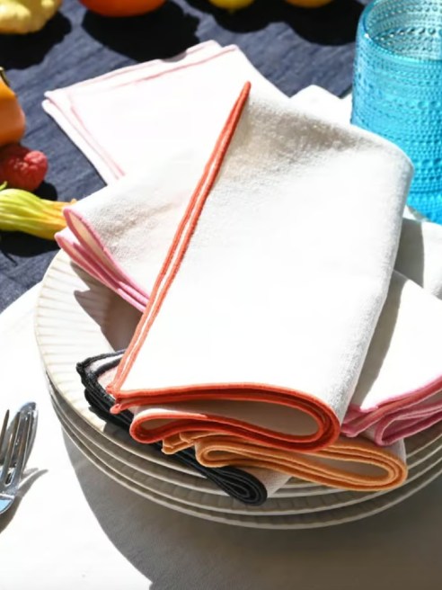 Napkins by Los Angeles brand Atelier Saucier, available on Markato.