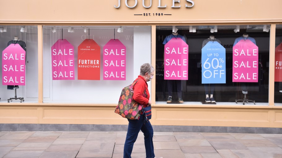 A Joules shop in Worcester Town Center in Worcester, England.