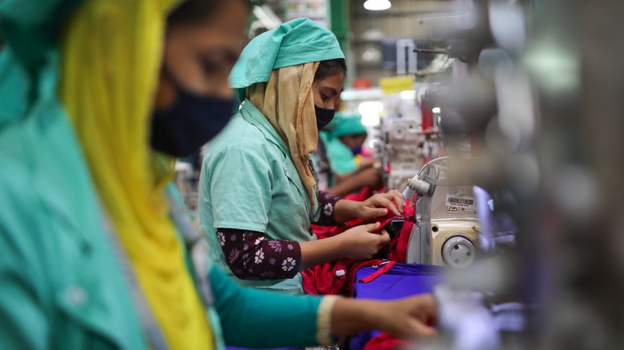 Garment workers in Bangladesh.