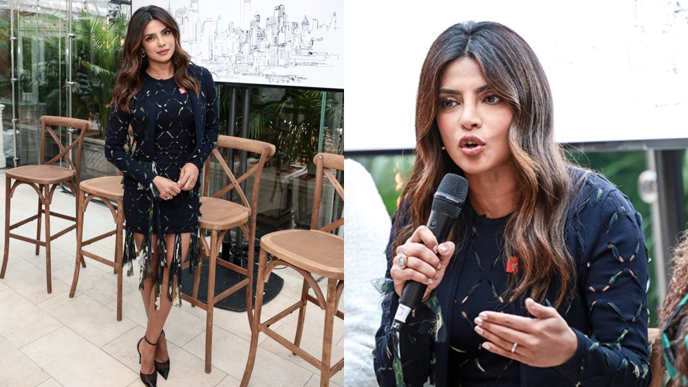 Priyanka Chopra Jonas at the Victoria's Secret's Impact Fund Goals house panel event on Sept. 18 in New York City.
