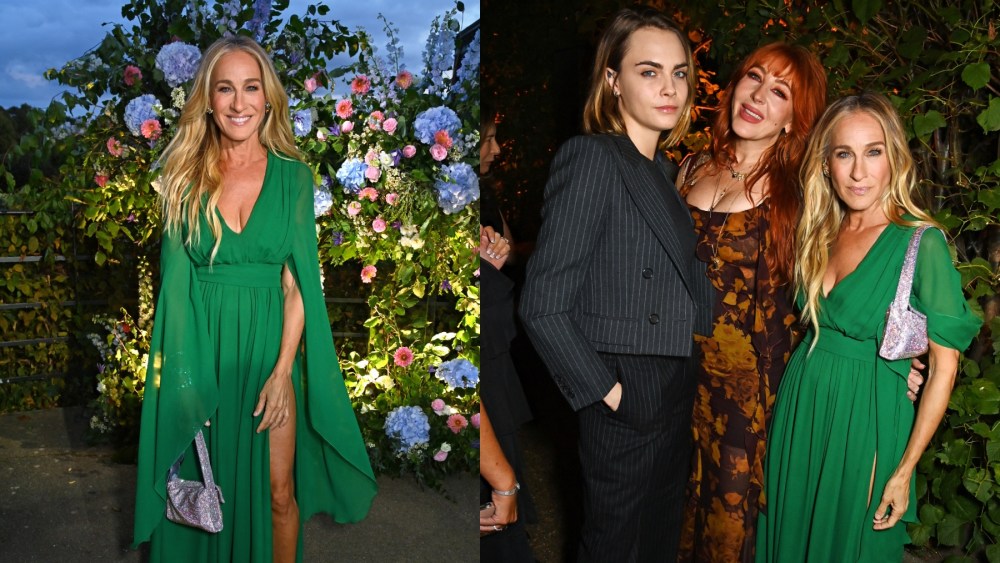 Sarah Jessica Parker, Cara Delevingne and Charlotte Tilbury