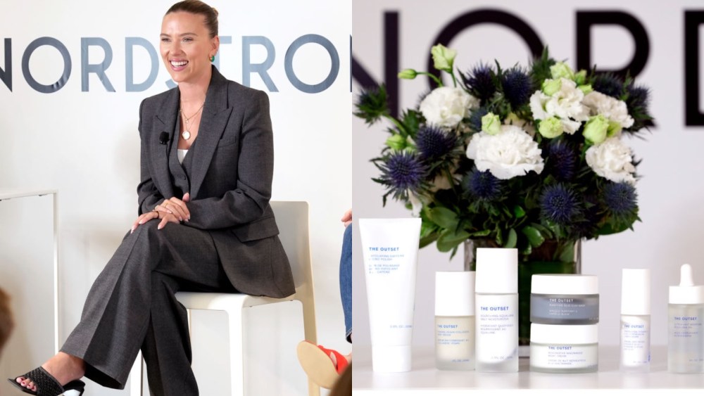 Scarlett Johansson at the launch of The Outset at Nordstrom NYC on Sept. 13 in New York City.