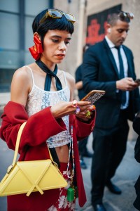 Street style at Paris Fashion Week RTW Spring 2024