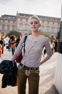 Street style at Paris Fashion Week RTW Spring 2024