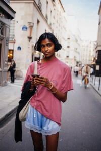 Street style at Paris Fashion Week RTW Spring 2024