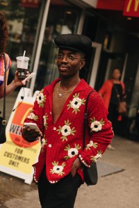 Street style at New York Fashion Week RTW Spring 2024