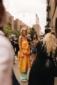 Street style at New York Fashion Week RTW Spring 2024