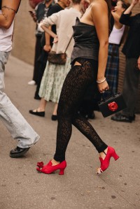 Street style at New York Fashion Week RTW Spring 2024