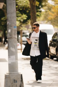 Street style at New York Fashion Week RTW Fall 2023