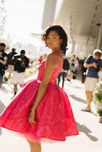 India Moore at New York Fashion Week RTW Spring 2023
