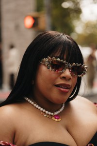Street style at New York Fashion Week RTW Fall 2023