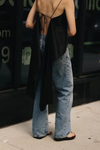 Street style at New York Fashion Week RTW Fall 2023