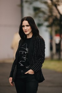 Rachel Brosnahan at New York Fashion Week RTW Fall 2023