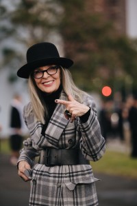 Diane Keaton at New York Fashion Week RTW Fall 2023