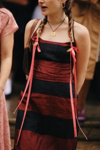 Street style at New York Fashion Week RTW Fall 2023