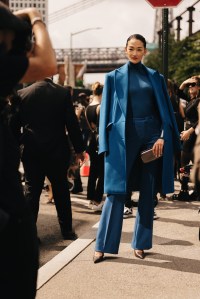 Street style at New York Fashion Week RTW Spring 2023