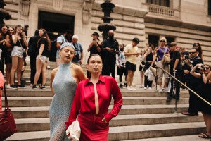 Street style at New York Fashion Week RTW Spring 2023