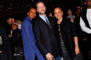 Liya Kebede, Derek Blasberg and Samira Nasr
