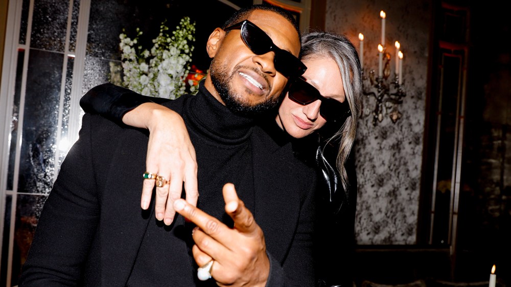 Usher and Jenna Lyons