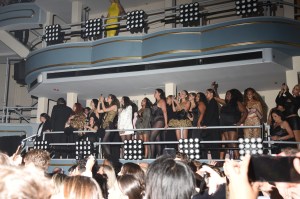 The scene at the Victoria's Secret World Tour 2023 event