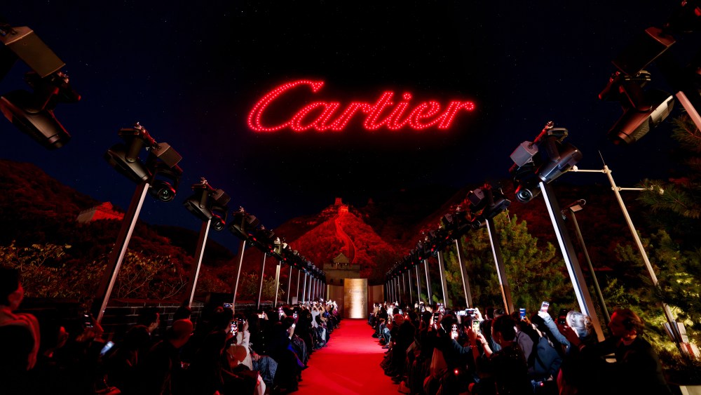Cartier feted Le Voyage Recommencé exhibition in Beijing at The Great Wall