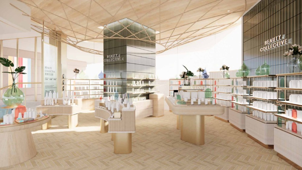 A rendering of DFS's Beauty Collective version 2.0.