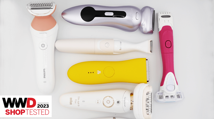 Best bikini trimmers and razors on a white surface