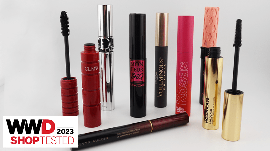mascaras on a white background