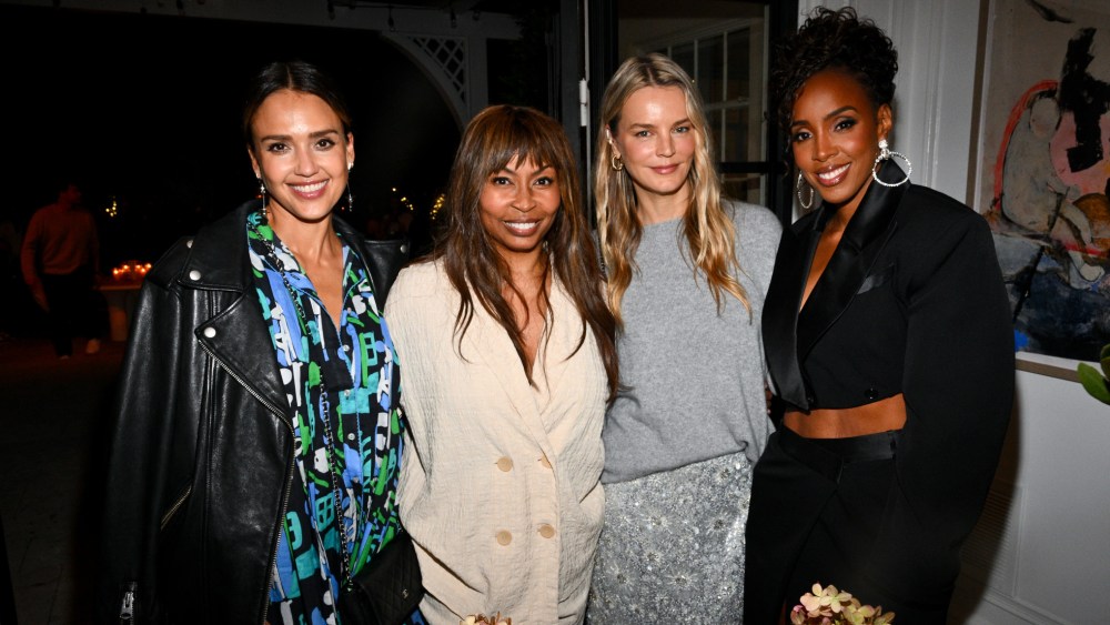 Jessica Alba, Brigette Romanek, Kelly Sawyer Patricof and Kelly Rowland