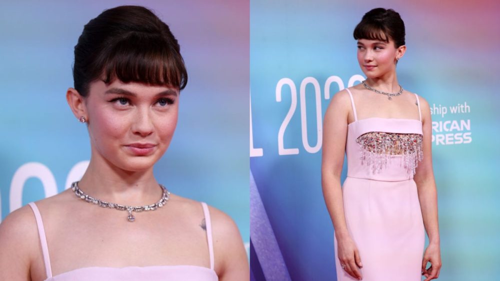 Cailee Spaeny attends the premiere of "Priscilla" at the 67th BFI London Film Festival on Oct. 9 in London.