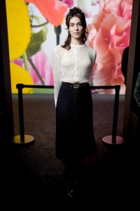 Anamaria Vartolmei at Chanel Ready To Wear Spring 2024 held at Grand Palais Ephémère on October 3, 2023 in Paris, France.