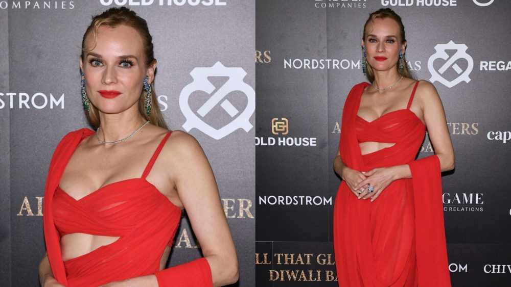 Diane Kruger attends the All That Glitters Diwali Ball on Oct. 28 in New York.