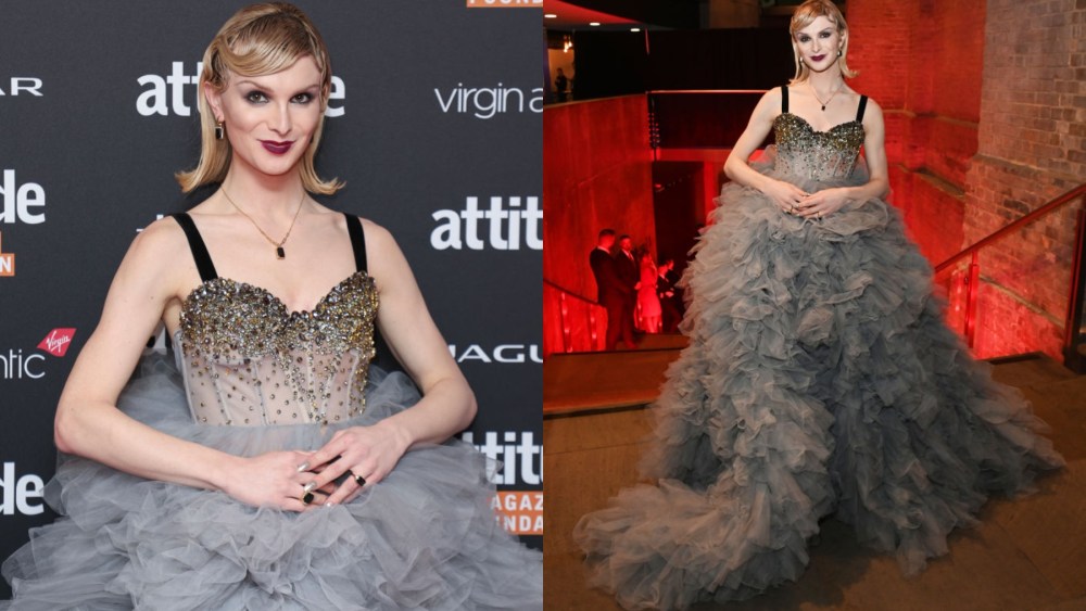 Dylan Mulvaney attends the Virgin Atlantic Attitude Awards on Oct. 11 in London.