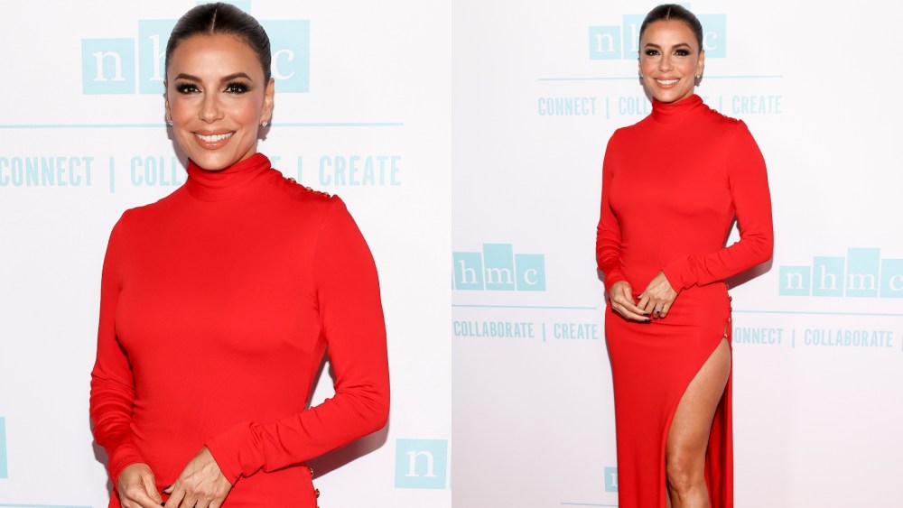 Eva Longoria at the National Hispanic Media Coalition Impact Awards Gala on Oct. 27 in Los Angeles.