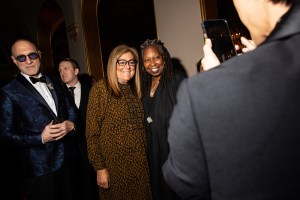 Fern Mallis and Whoopi Golderberg